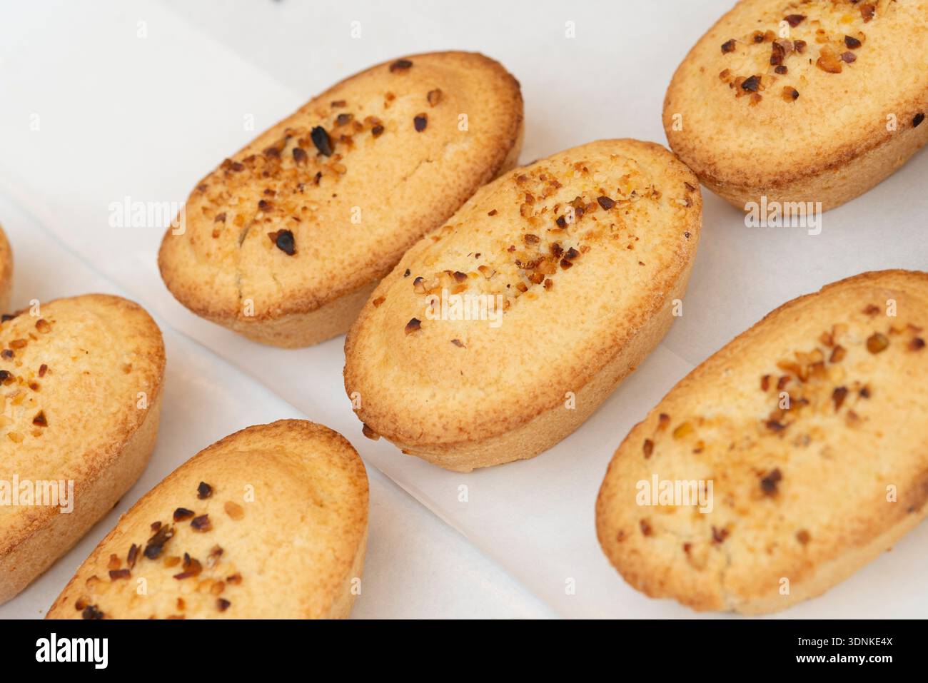 Italie, pâtisserie traditionnelle italienne du Sud appelée Pasticciotto Banque D'Images
