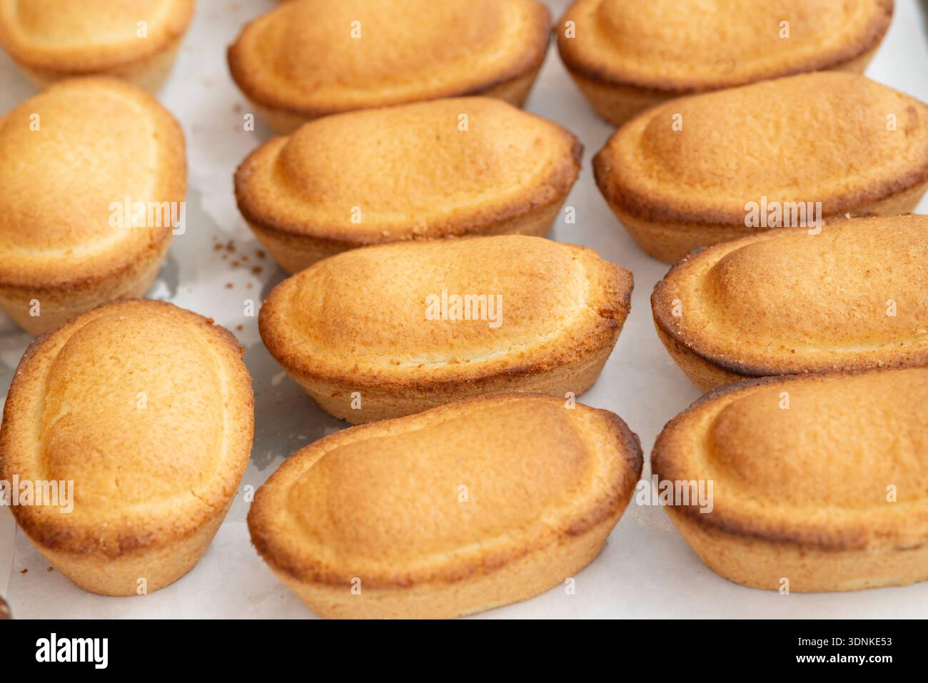 Italie, pâtisserie traditionnelle italienne du Sud appelée Pasticciotto Banque D'Images