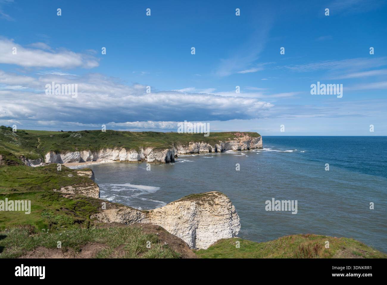 Filey Coastline, North Yorkshire, Angleterre Banque D'Images