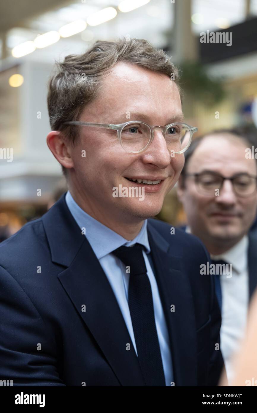 Paris, France. 10 février 2026 : le député français Paul Midy participe à l’événement ai Day à la STATION F à Paris, une conférence dédiée à l’intelligence artificielle Banque D'Images