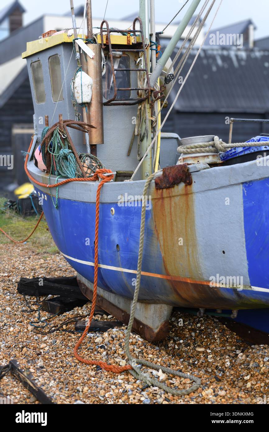 Chalutier de pêche Hythe Kent Banque D'Images