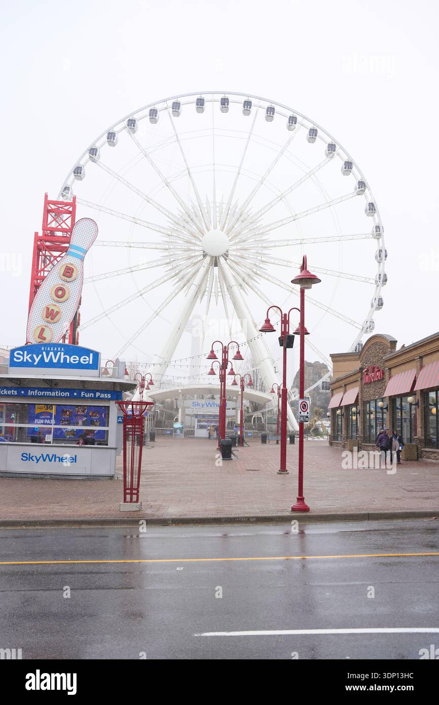 Vue sur la skywheel depuis Clifton Hill. Banque D'Images