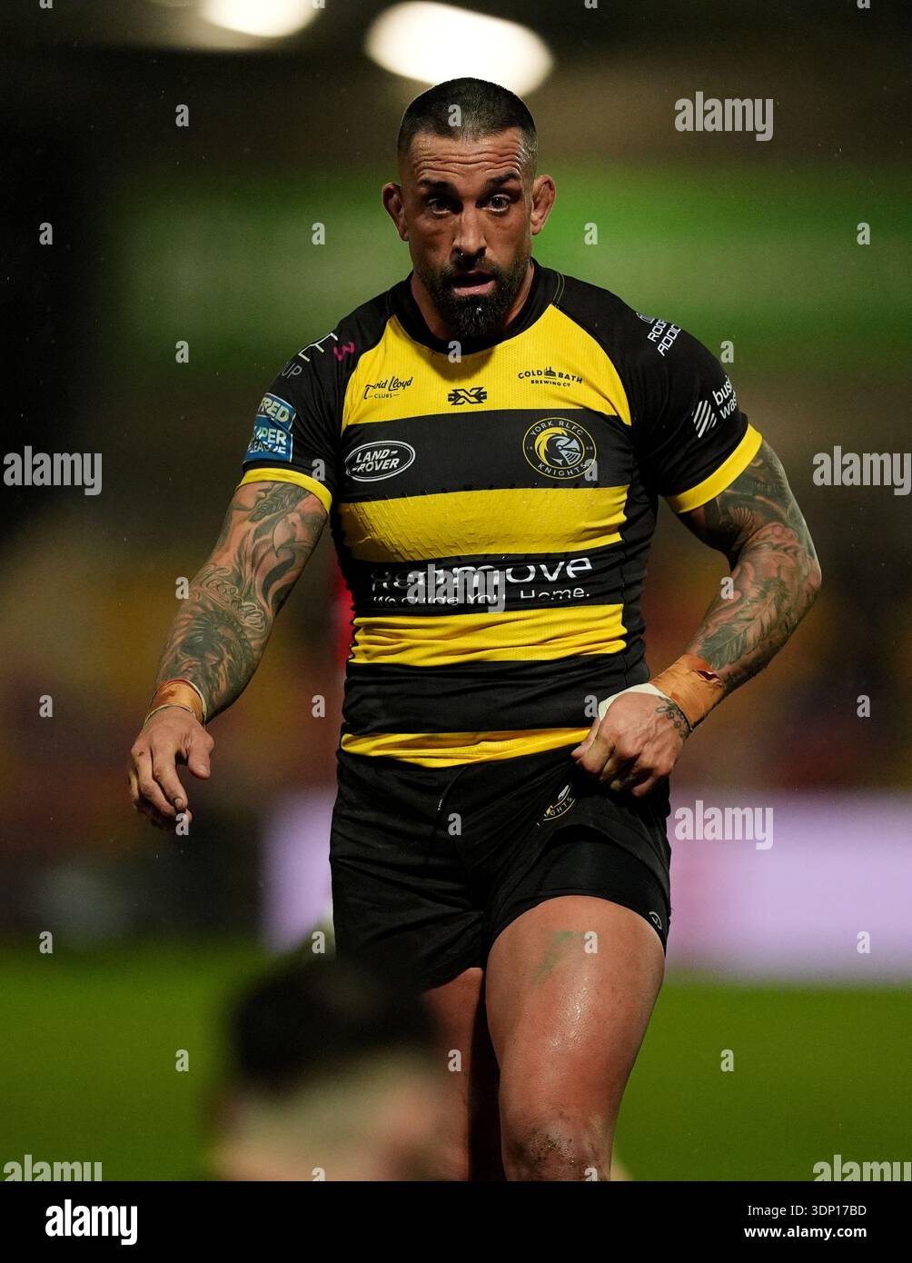 Paul Vaughan des York Knights lors du match de Betfred Super League au LNER Community Stadium, York. Date de la photo : jeudi 12 février 2026. Banque D'Images