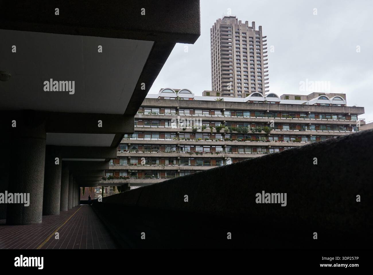 Barbican Estate, Towers Banque D'Images