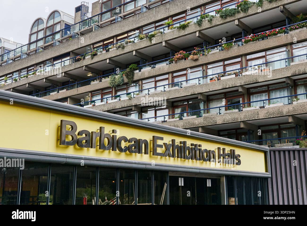 Barbican Exhibition Halls Banque D'Images