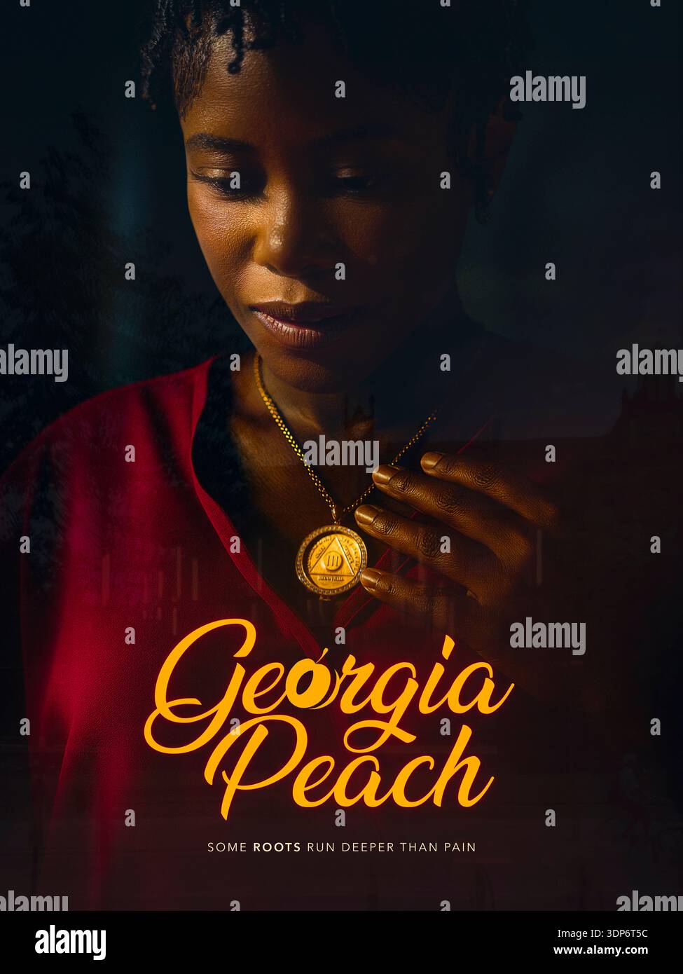 Georgia Peach (2026) réalisé par Paul Gandersman et mettant en vedette Brian Villalobos, Rachel Blanchard et troisième tête inconnue. Un étranger réveille une légende monstrueuse liée aux secrets de famille à Larkin, TX. Affiche avancée AMÉRICAINE UNIQUEMENT POUR USAGE ÉDITORIAL. Crédit : BFA / Magnolia Pictures Banque D'Images