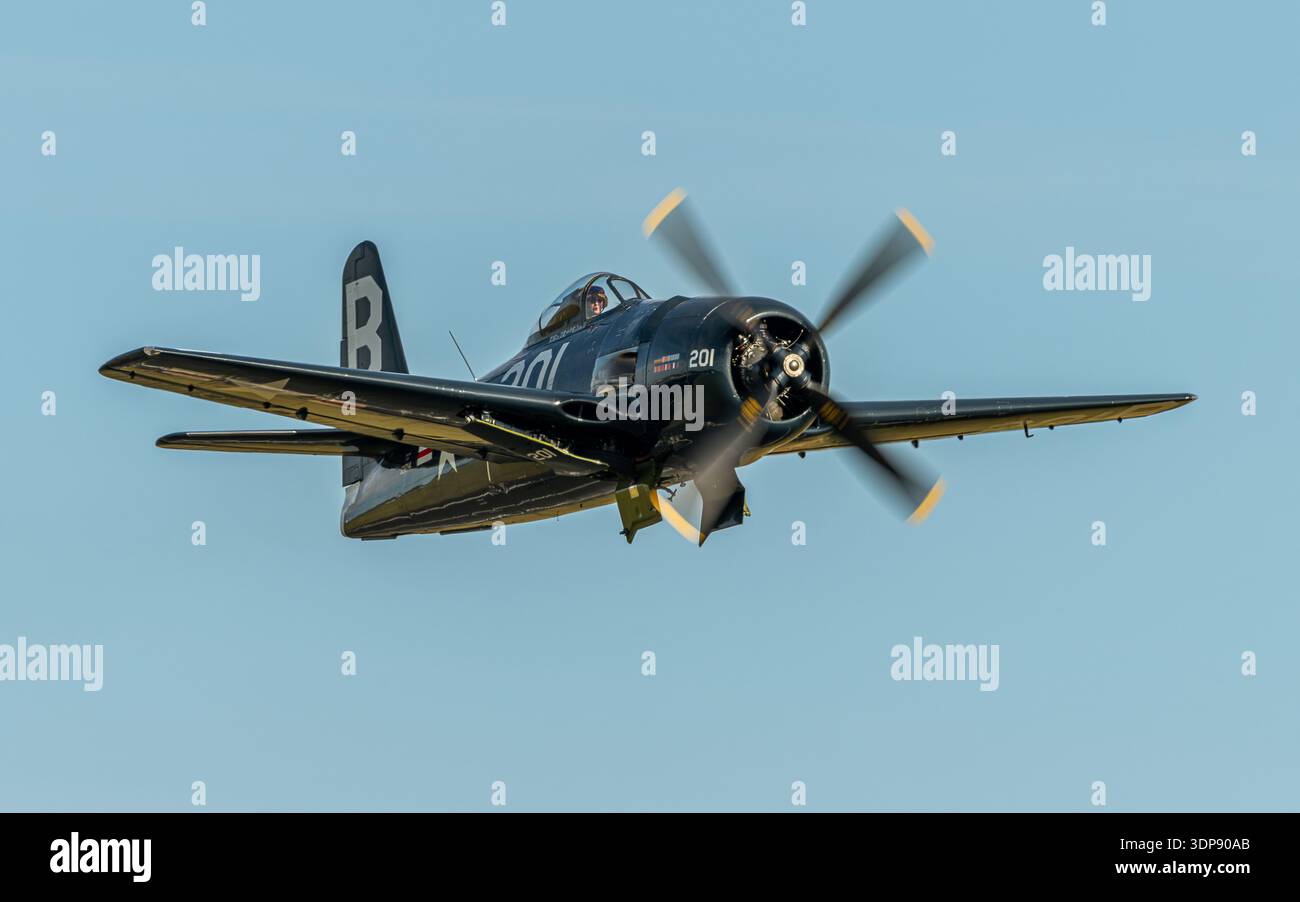 Grumman F8F-2P Bearcat Banque D'Images