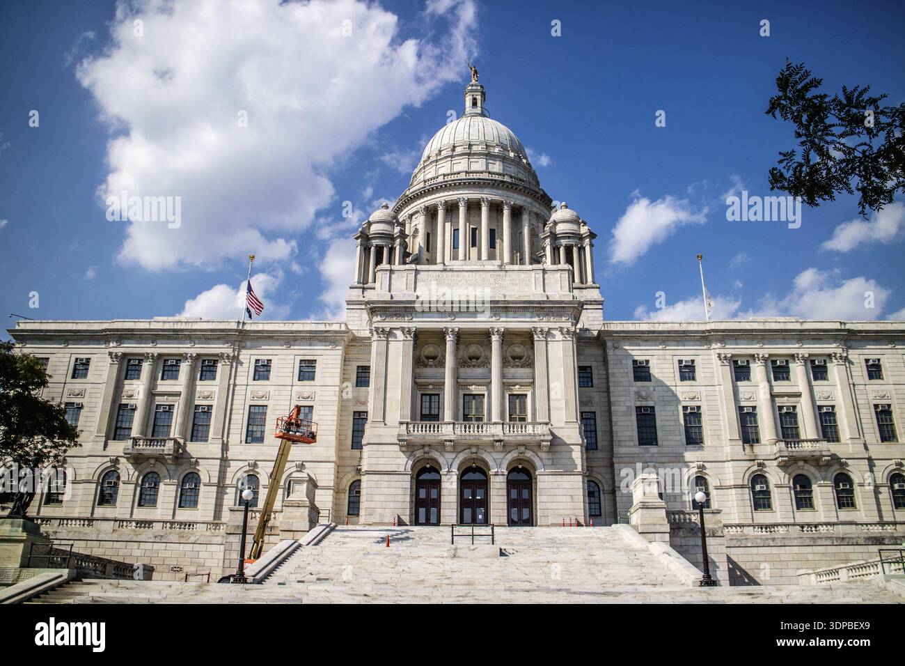 Providence, RI, le 29 août 2018 : La Rhode Island State House Capitol Banque D'Images