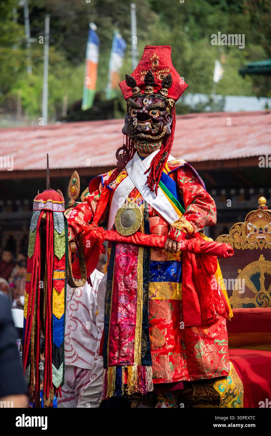 Seigneur de la danse masquée de la mort Banque D'Images