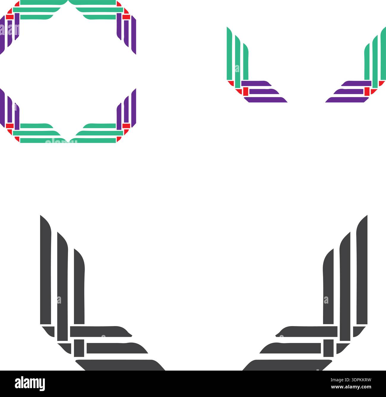 Éléments de conception de logo Set conception de vecteur Illustration de Vecteur