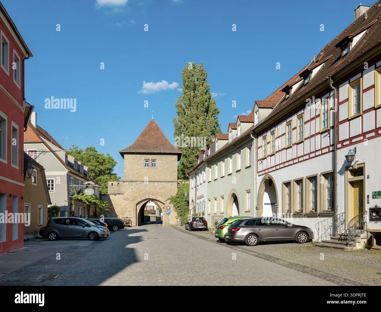 L'Einersheimer Tor, Iphofen, basse-Franconie, Mainfranken, Bavière, Allemagne Banque D'Images