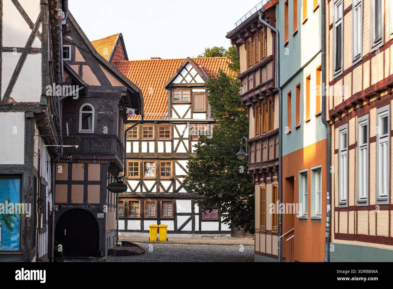 Impressions de la ville de Halberstadt sur les montagnes du Harz Banque D'Images
