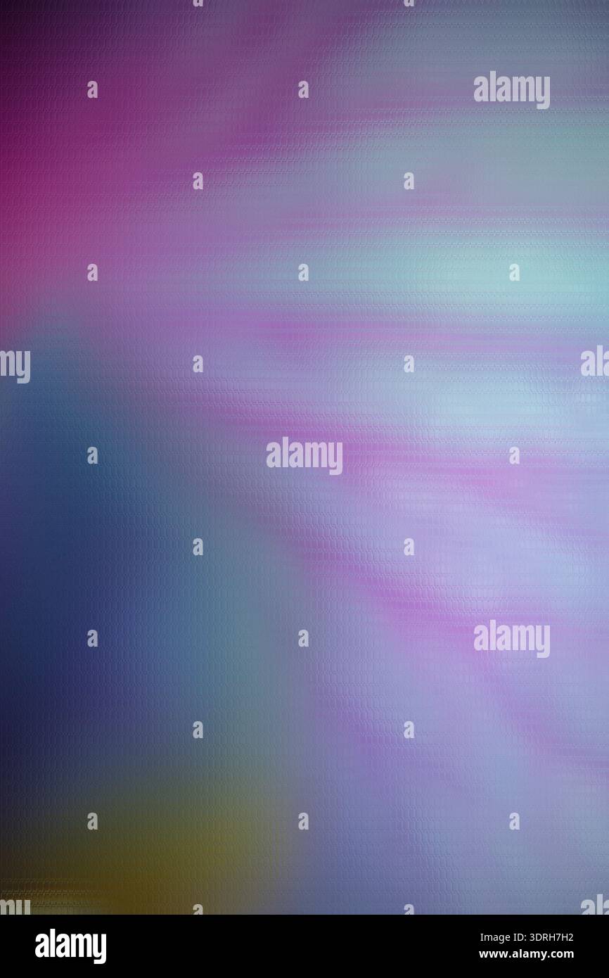 Texture macro de veines de pétales de fleurs roses et bleues avec flou de mise au point douce. Fond organique artistique pour le bien-être et la marque de soins de la peau. Banque D'Images