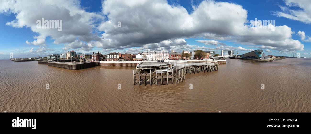 Vue aérienne du Deep, aquarium de recherche marine. Kingston upon Hull Banque D'Images