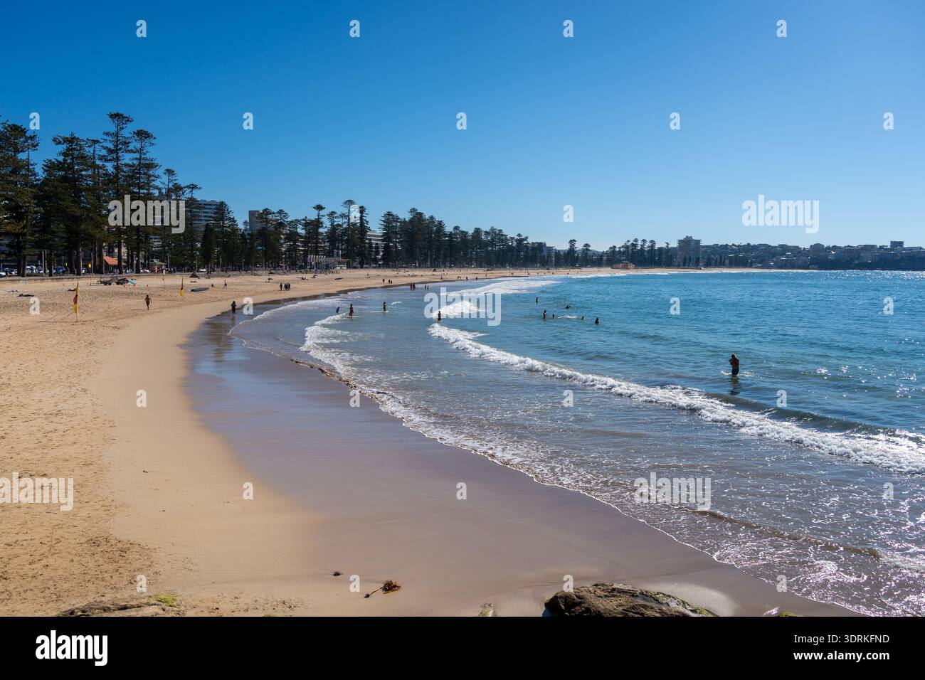 Côte de Manly Beach à Sydney, Australie Banque D'Images