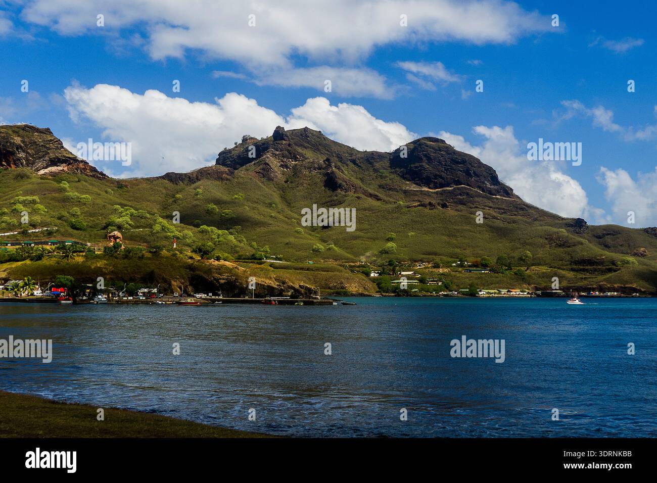 Polynésie française - île de Nuku Hiva, baie de Taiohae Banque D'Images