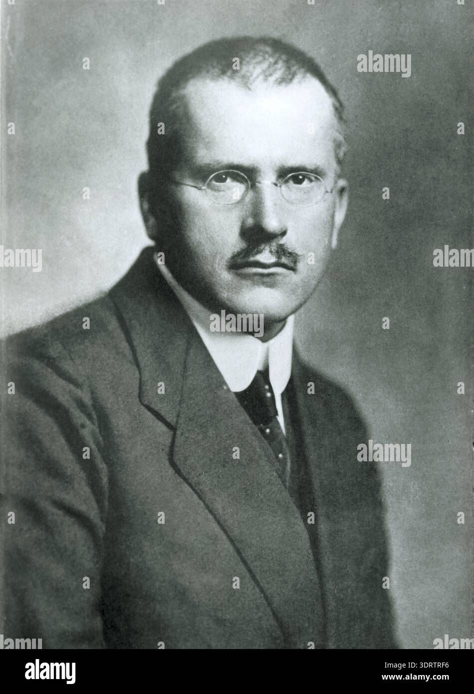 Portrait de Carl Gustav Jung (1875-1961). Musée : COLLECTION PRIVÉE. Auteur : ANONYME. Banque D'Images