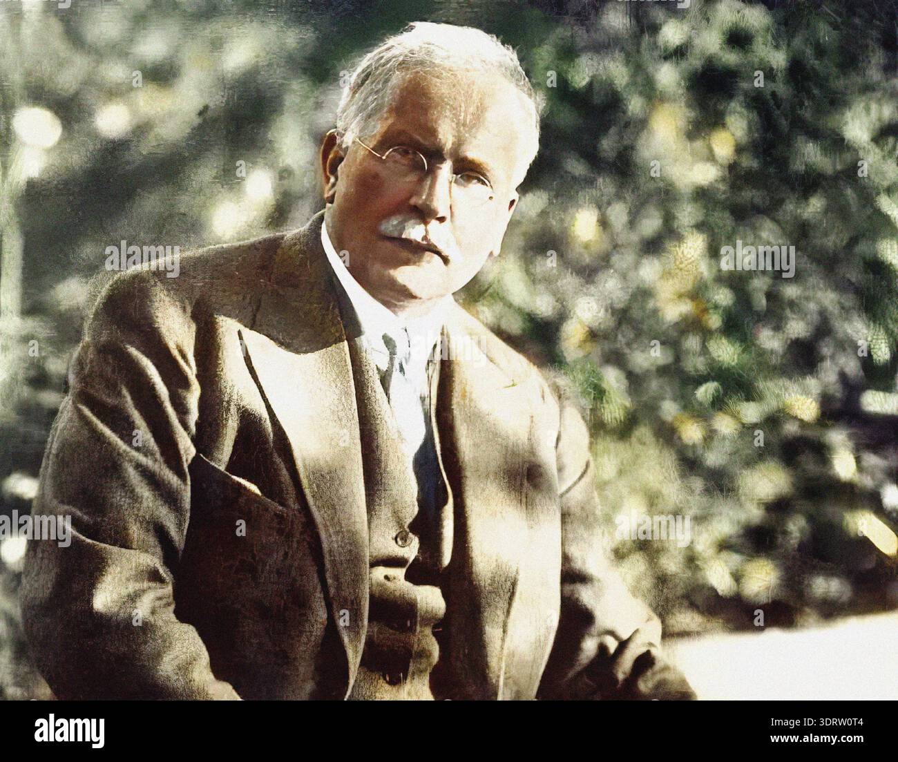 Portrait de Carl Gustav Jung (1875-1961). Musée : COLLECTION PRIVÉE. Auteur : ANONYME. Banque D'Images