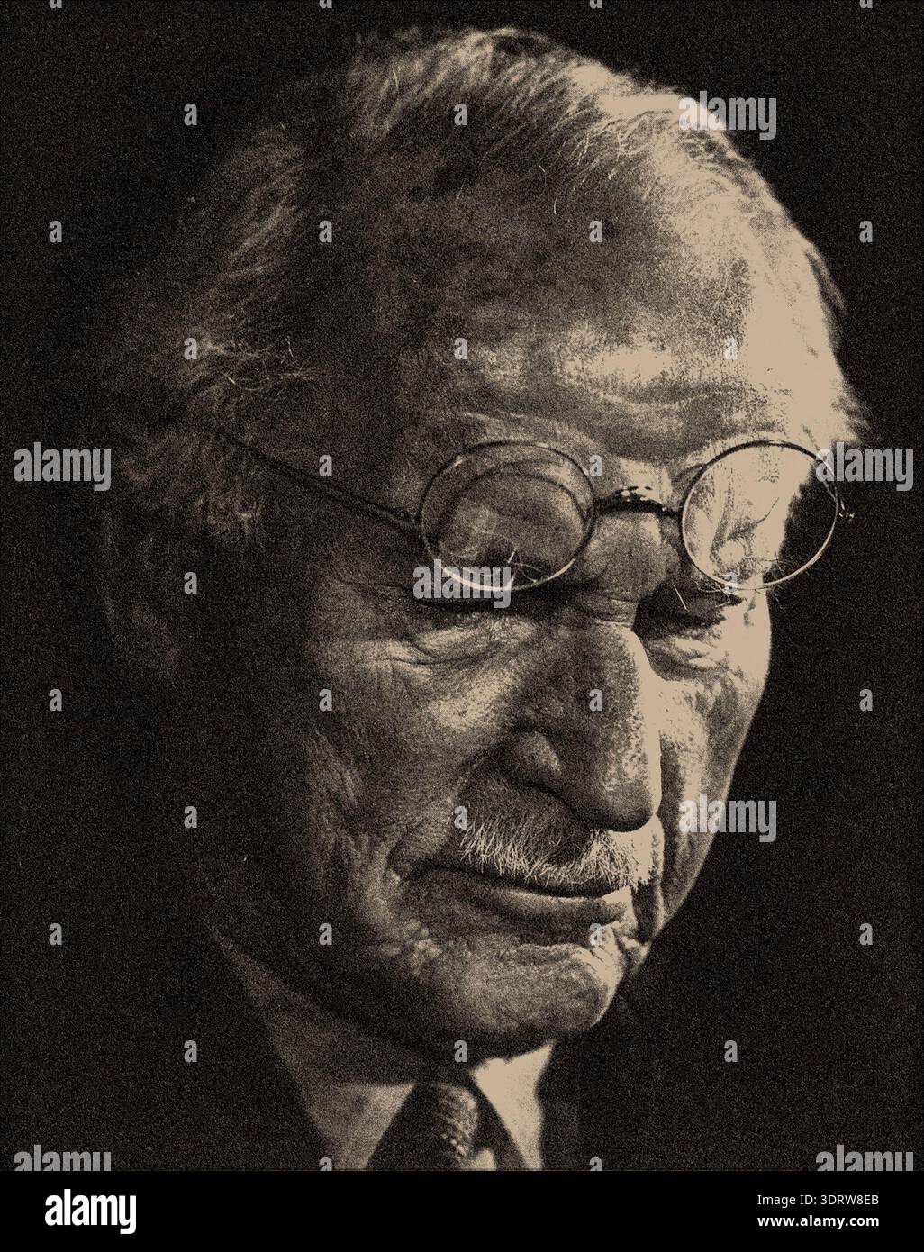Portrait de Carl Gustav Jung (1875-1961). Musée : © domaine de Yousuf Karsh. Banque D'Images