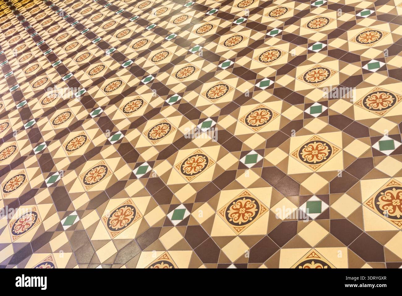 Tuiles anciennes Banque D'Images