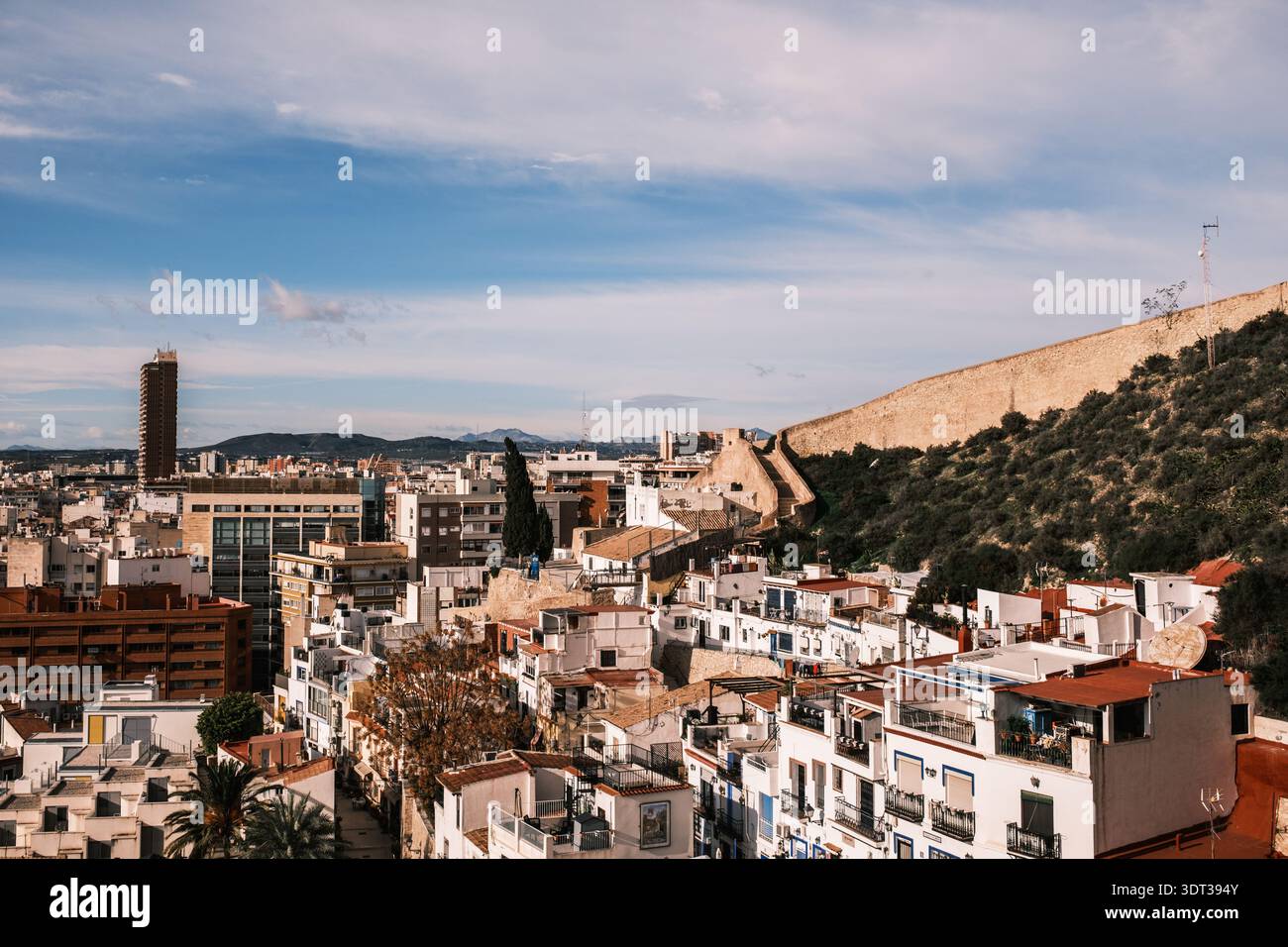 Vue d'Alicante, Espagne - janvier 2026. Banque D'Images