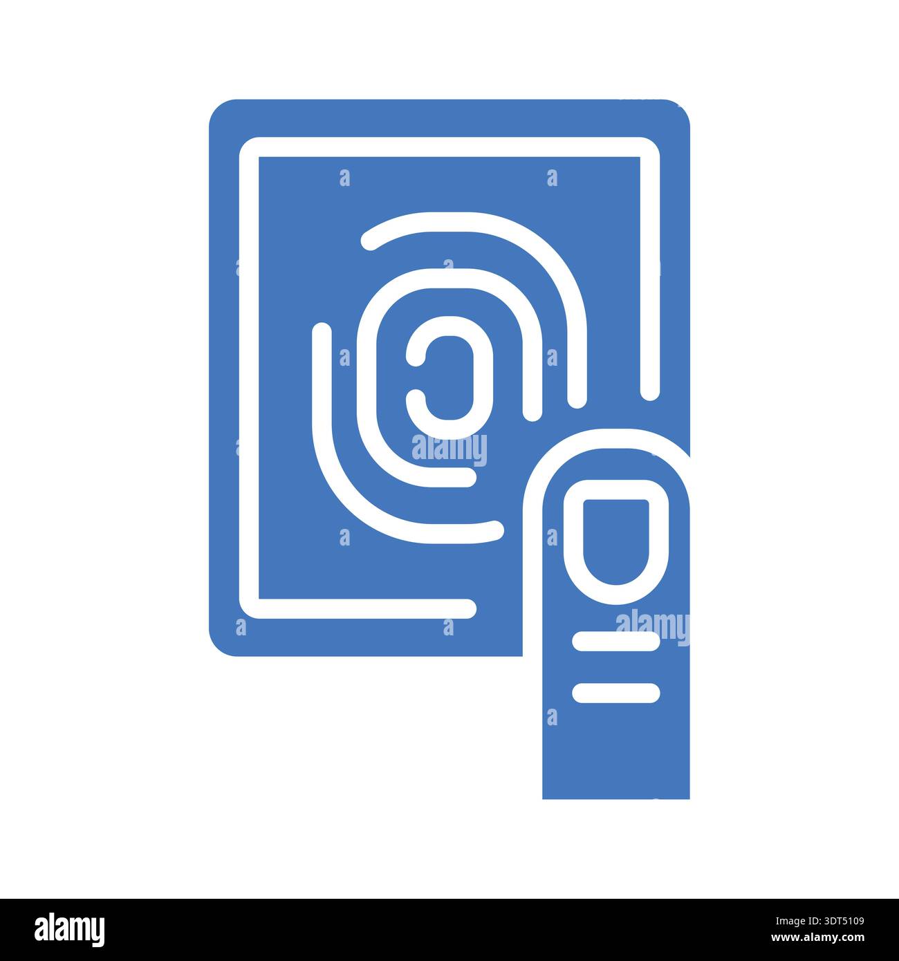icône plate couleur du capteur biométrique pour les projets numériques et d'impression. Icônes nettes minimales pour les applications et les sites Web. Icônes simples modernes pour UI UX et brandin Illustration de Vecteur