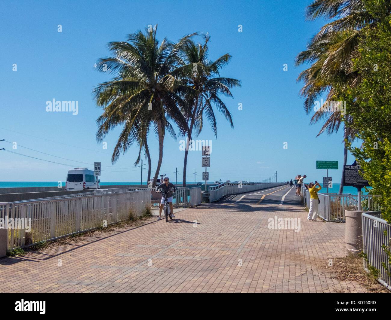 Pont de Seven Mile, Florida Keys USA Banque D'Images