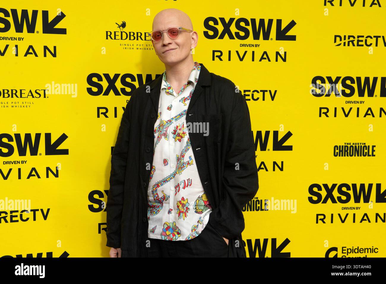 Anthony Carrigan au tapis rouge « Death of A Unicorn » pour le South by Southwest film & TV Festival, Austin, Texas, 7 mars 2025 Banque D'Images