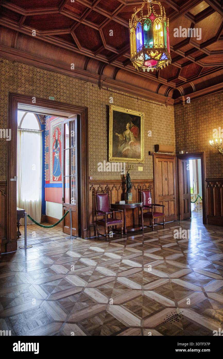 Palais Vorontsov. Alupka. Crimée. Russie Banque D'Images