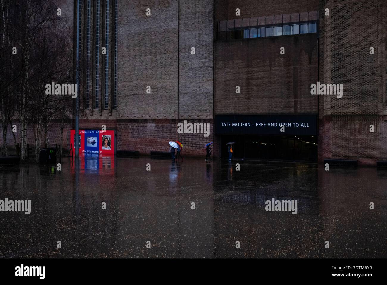 Tate Modern Entrance Northside sur le Southbank London Banque D'Images