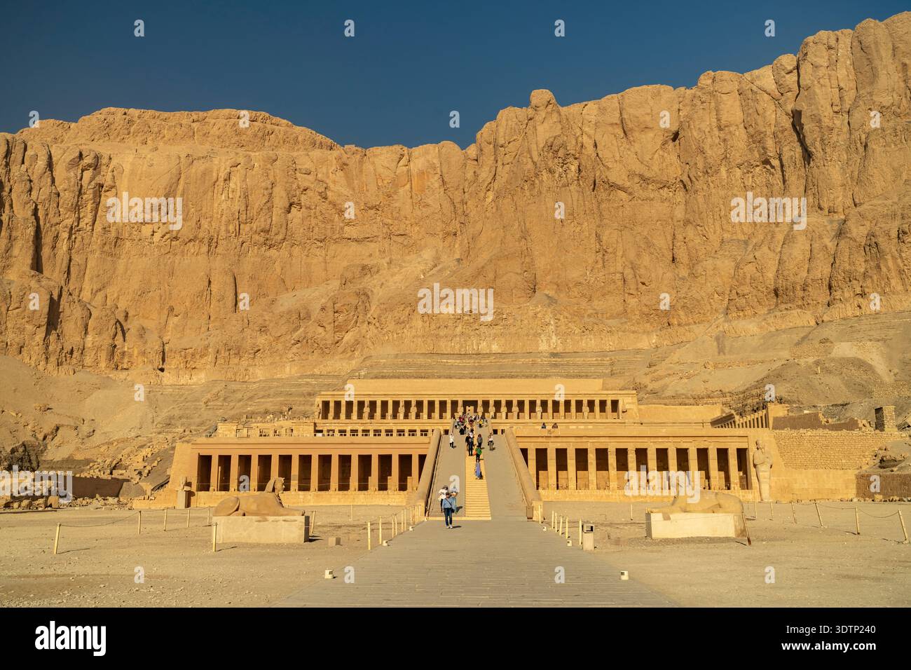 Totentempel der Hatschepsut und des Mentuhotep II in Deir el-Bahari, Theben West BEI Luxor, Ägypten, Afrika | Temple mortuaire de Hatshepsut et Nebh Banque D'Images