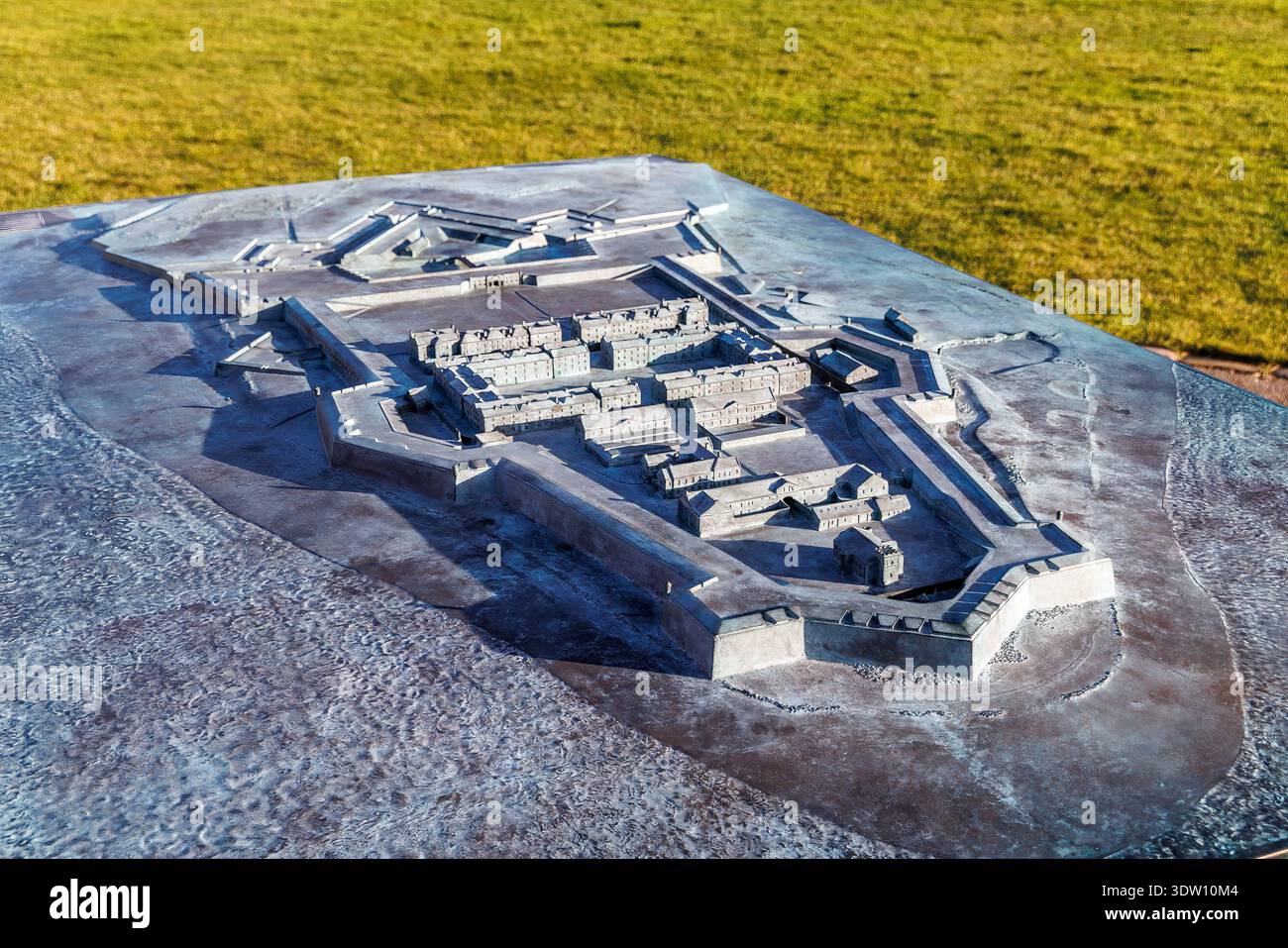 Maquette de Fort George, fort du XVIIIe siècle près d'Ardersier, Highland, Écosse, Royaume-Uni Banque D'Images