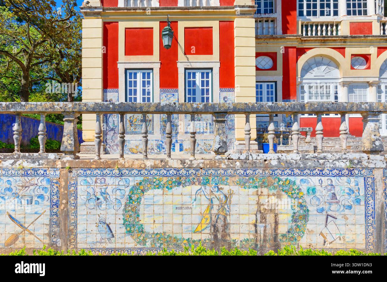 Palais du Marquis de Fronteira, Lisbonne, Portugal Banque D'Images