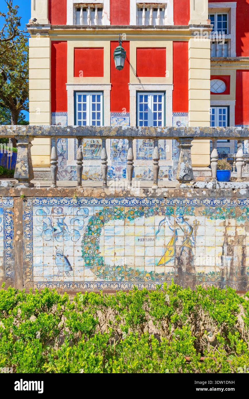 Palais du Marquis de Fronteira, Lisbonne, Portugal Banque D'Images