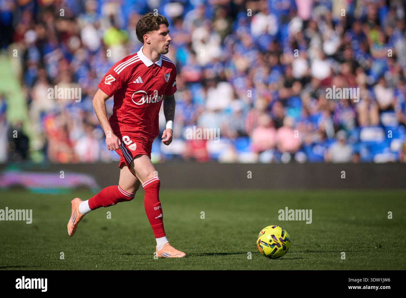 Getafe, Espagne. 22 février 2026. Jose Angel Carmona du Sevilla FC pendant le match de la Liga. 22 février 2026. (ALTERPHOTOS/Ropero) crédit : Sipa US/Alamy Live News Banque D'Images
