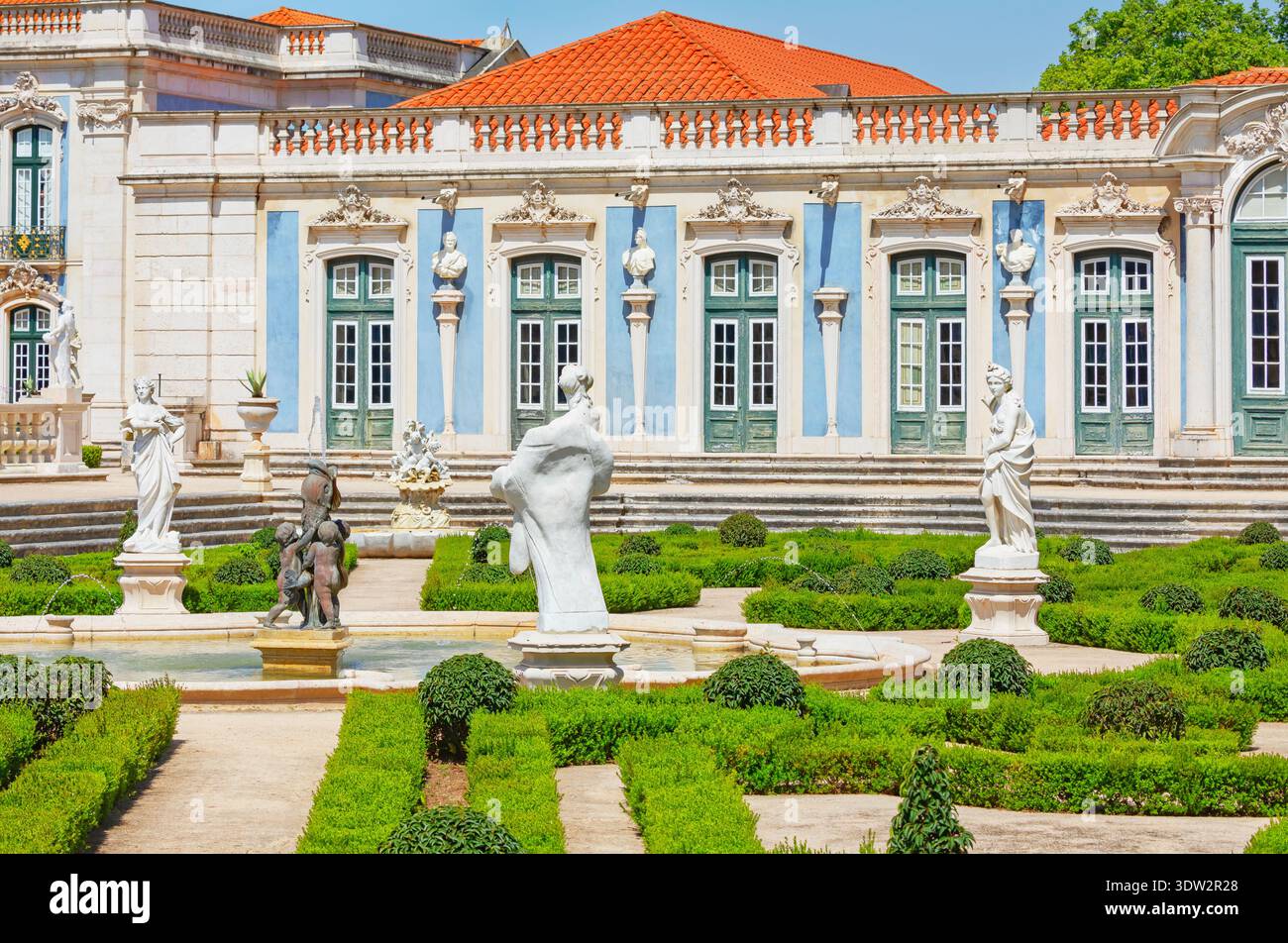 Palais National de Queluz, Queluz, Lisbonne, Portugal Banque D'Images
