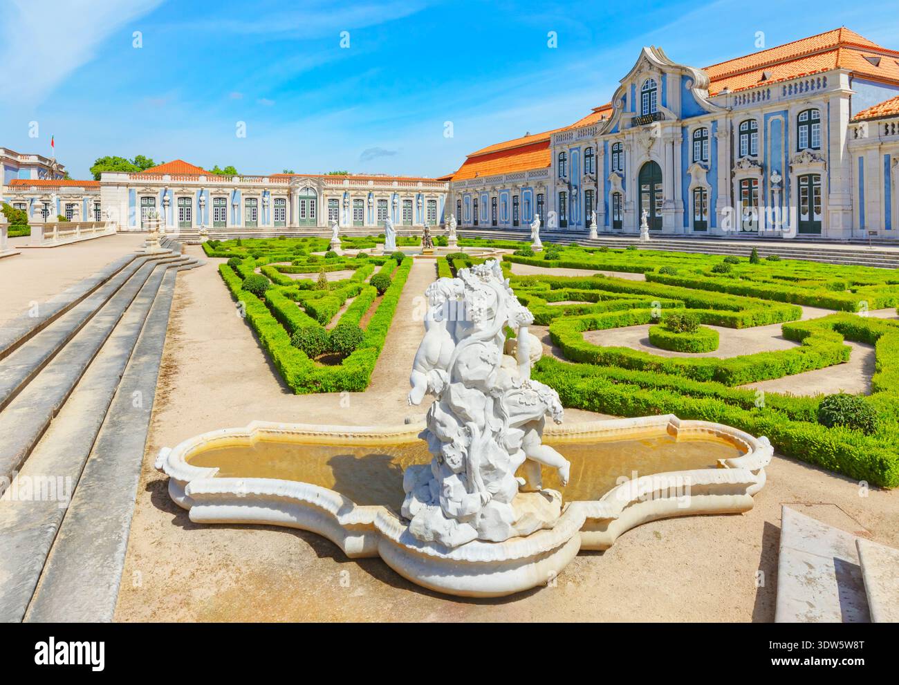 Palais National de Queluz, Queluz, Lisbonne, Portugal Banque D'Images