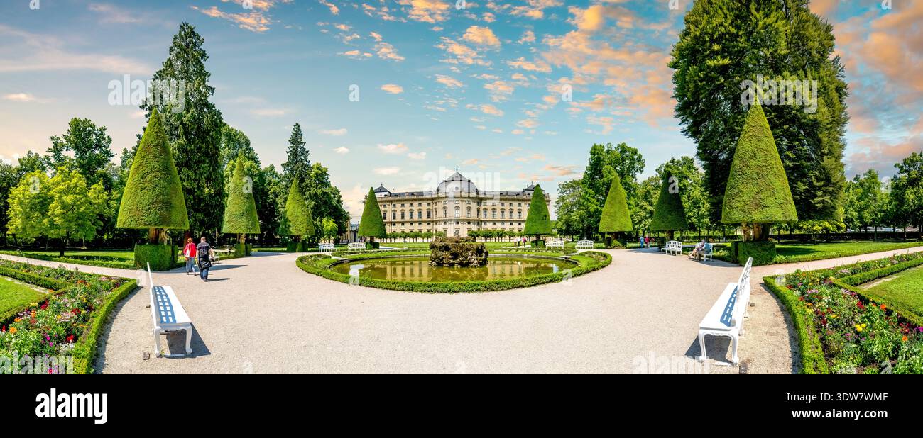 Orangerie à Würzburg, Bavière, Allemagne Banque D'Images
