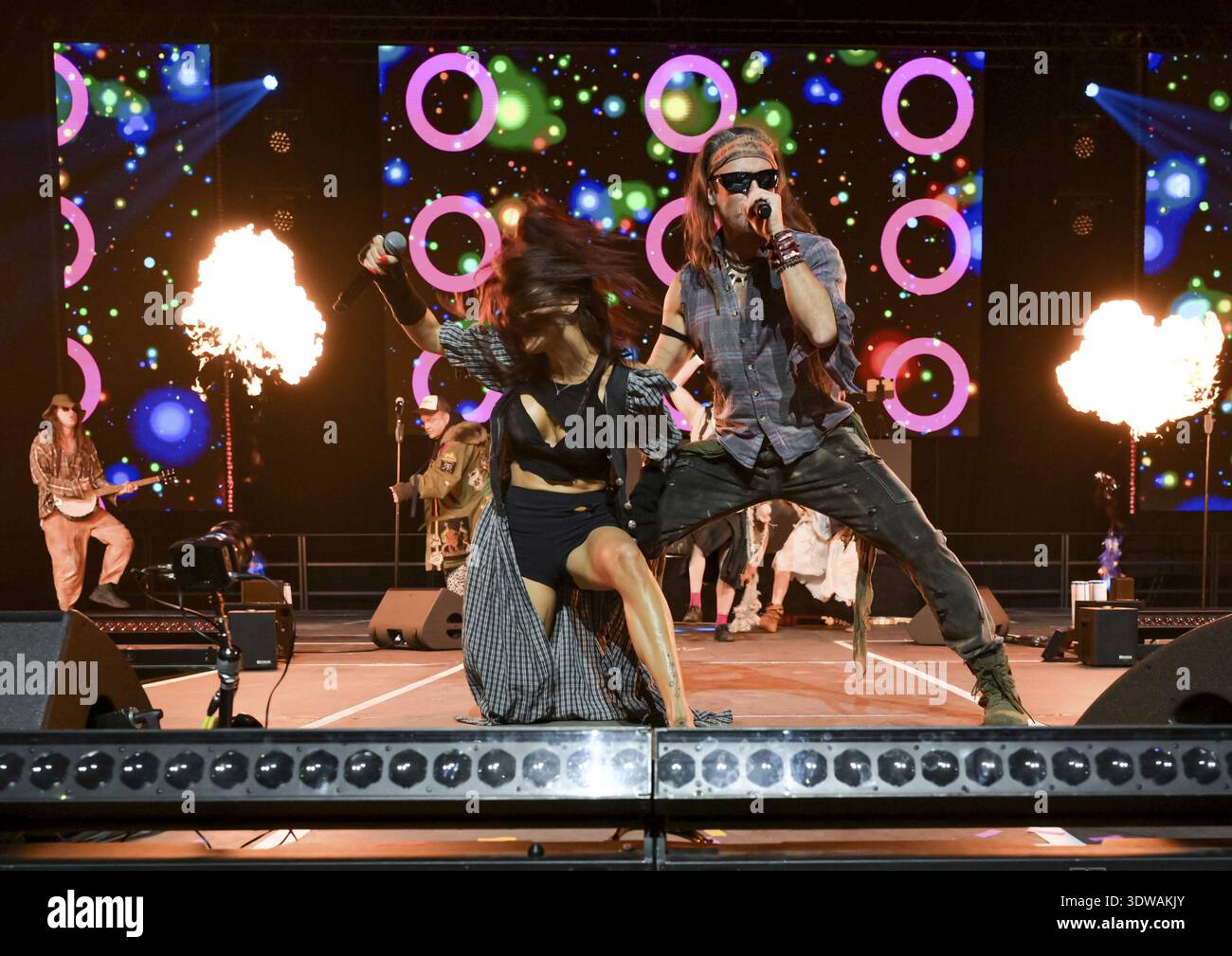 Rednex au Super Show des années 90 à l'Uber Arena Berlin Banque D'Images