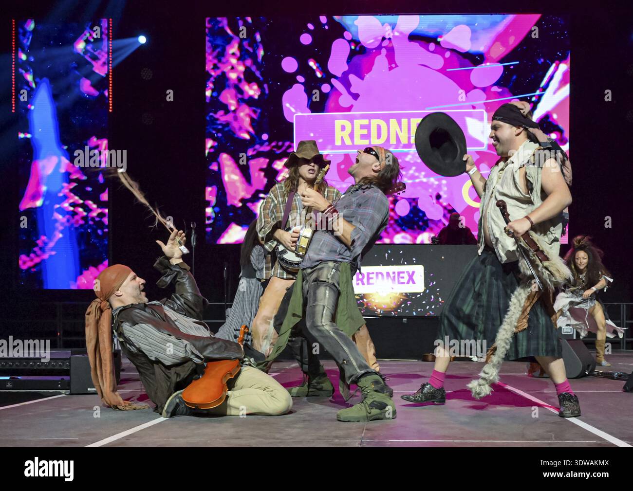 Rednex au Super Show des années 90 à l'Uber Arena Berlin Banque D'Images