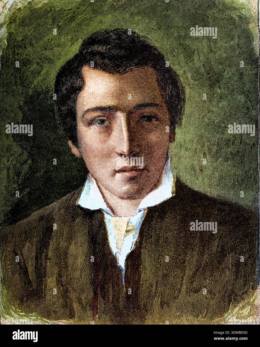 Heinrich Heine (1797-1856) poète allemand Banque D'Images