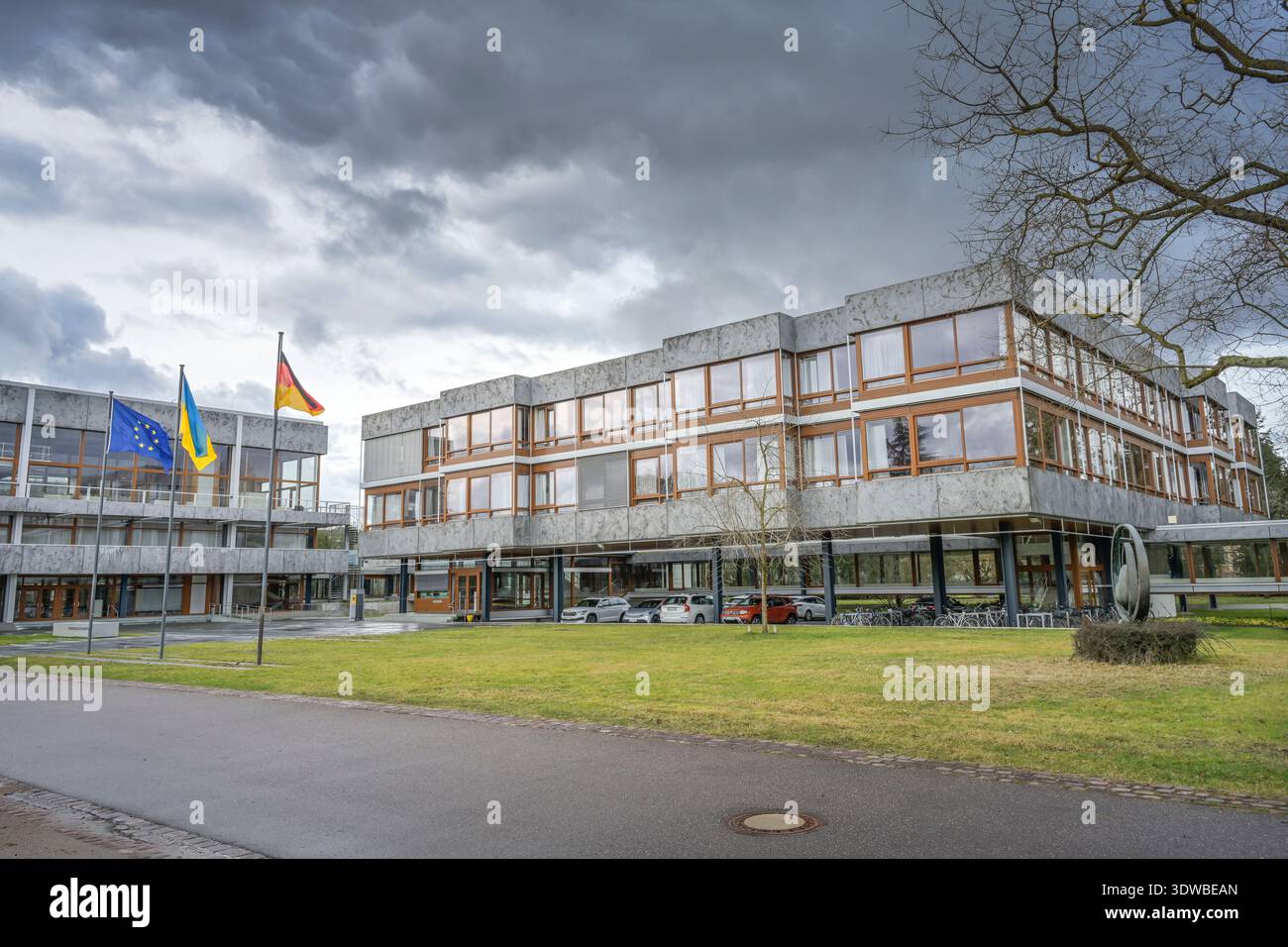 Bundesverfassungsgericht, Schloßbezirk, Karlsruhe, Baden-Württemberg, Deutschland Banque D'Images