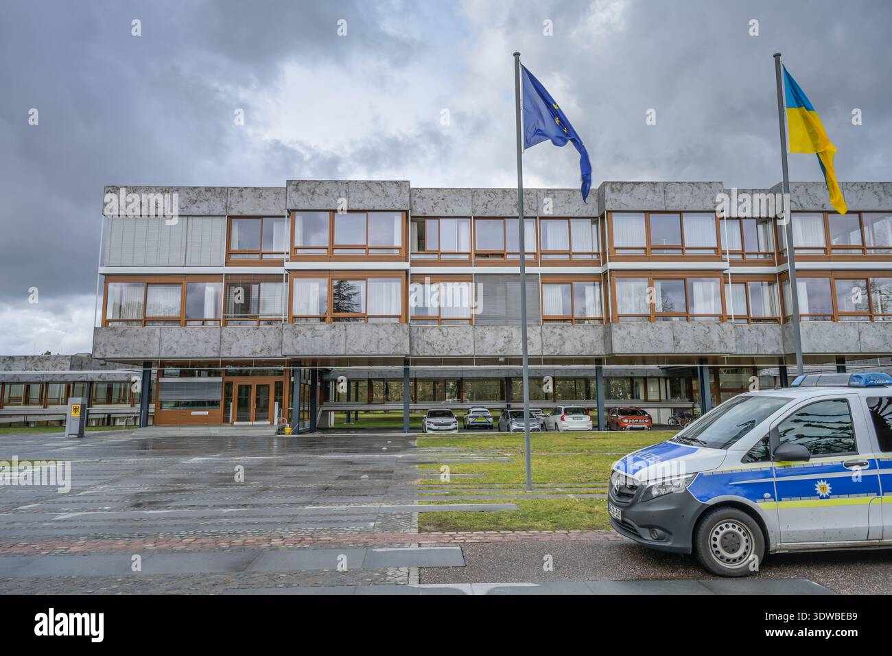 Bundesverfassungsgericht, Schloßbezirk, Karlsruhe, Baden-Württemberg, Deutschland Banque D'Images