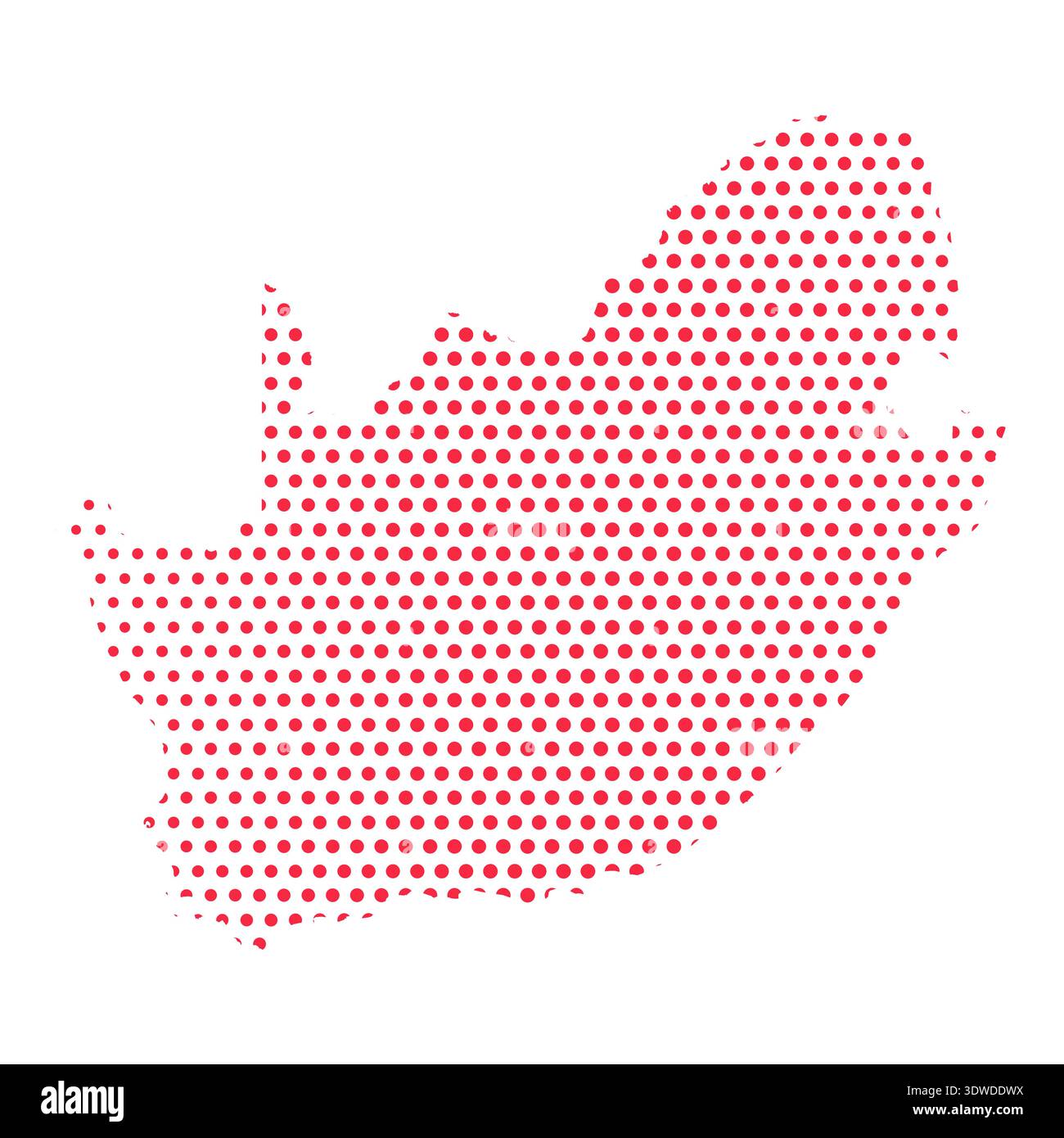 Illustration de carte pointillée de Vector Afrique du Sud, peut être utilisée pour des conceptions d'entreprise, des conceptions de présentation ou toutes les conceptions appropriées. Illustration de Vecteur