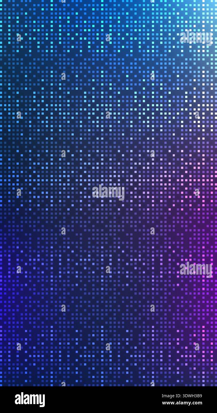 abstrait texture de fond vibrant grille numérique affiche des pixels brillants bleu violet dégradé une technologie futuriste pour les développeurs web Illustration de Vecteur