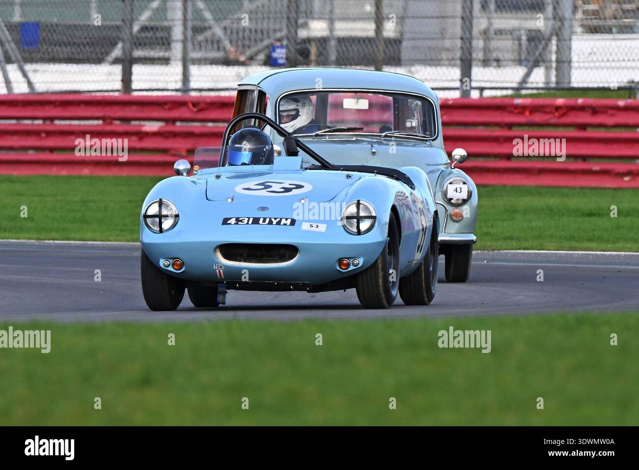 George Fordy, Elva Courier, 2026 a vu la 70ème course du Trophée Pomeroy, il a commencé en 1952, il dispose de voitures de toutes les époques et de tous les types, c'est la V. Banque D'Images