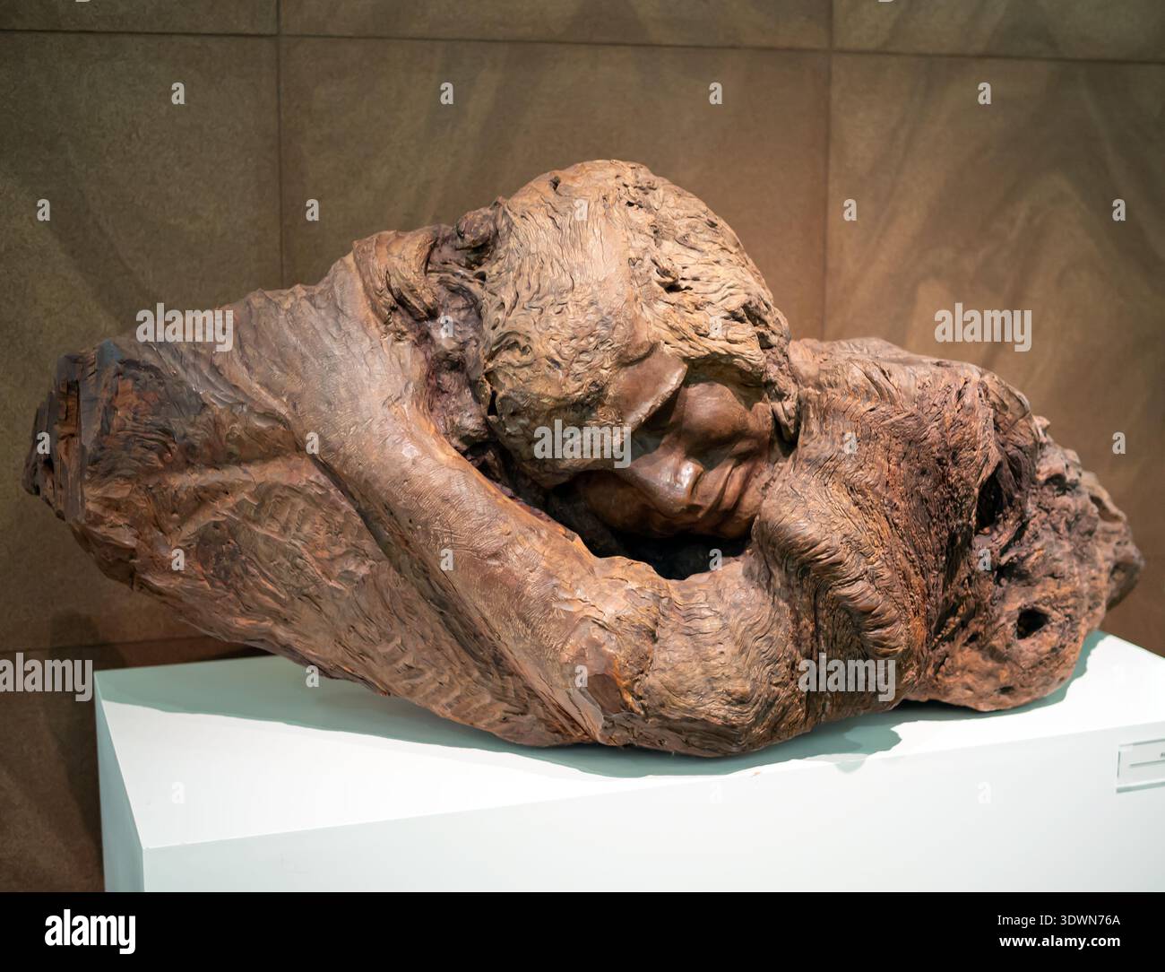 Saransk, Russie - 18 juin 2024 : sculpture 'partisan' par S.D. Erzya, 1940. Musée S.D. Erzya, Saransk Banque D'Images