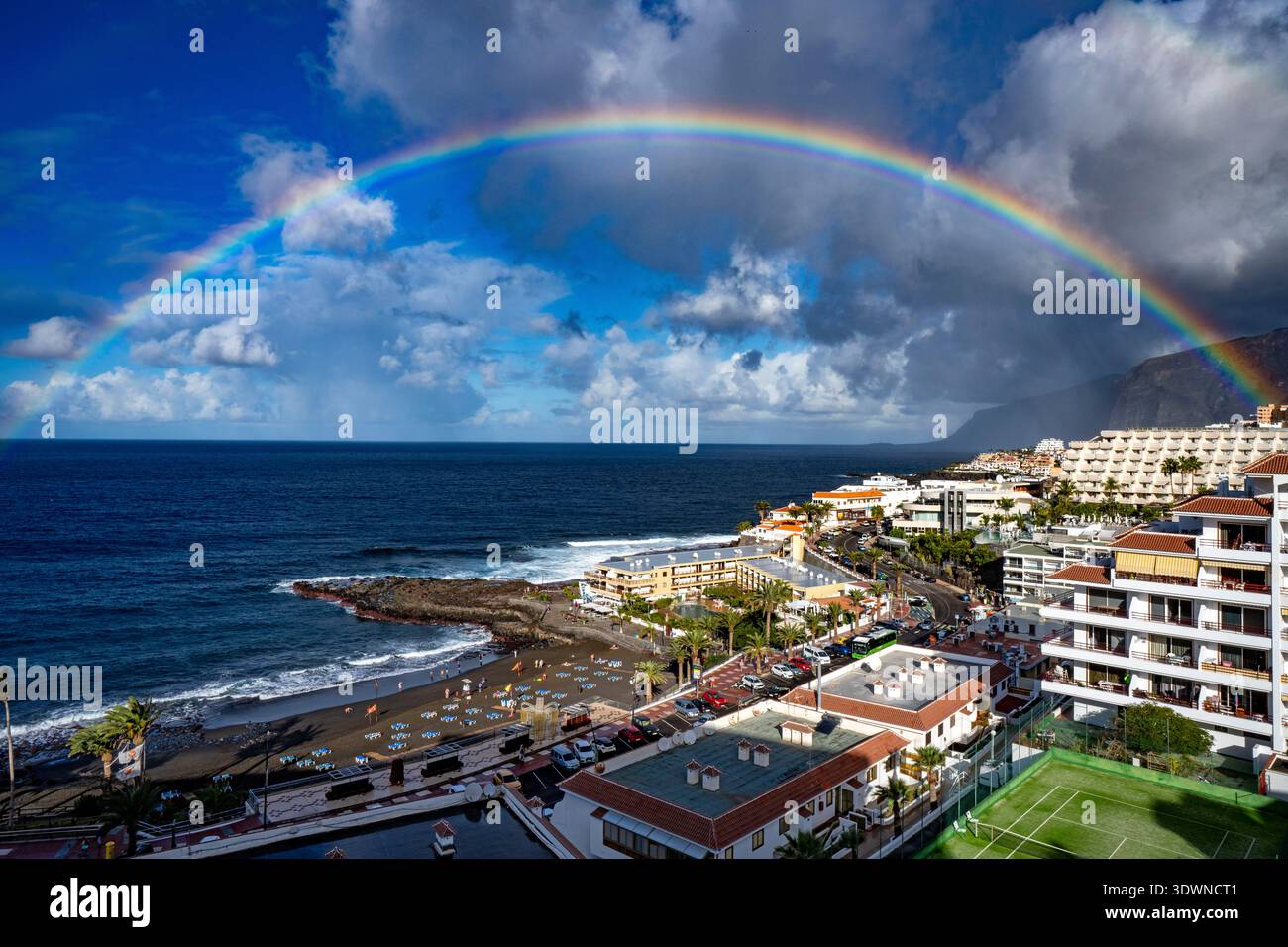 Espagne, Îles Canaries, Tenerif, Puerto de Santiago Banque D'Images