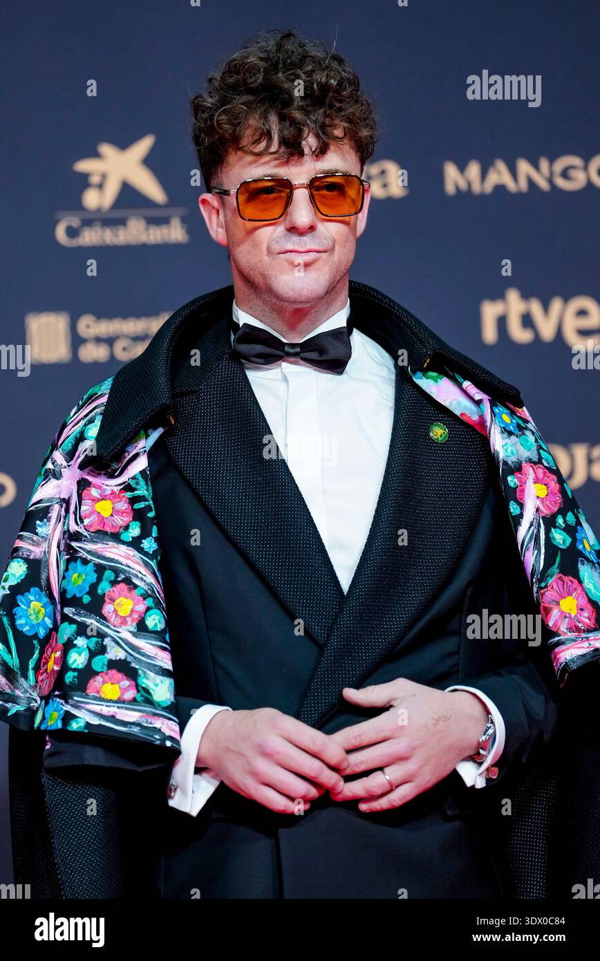 28/02/2026-Barcelone-Espagne Aldo Comas assiste à la 40e cérémonie des Goya Awards - tapis rouge au Centre international de congrès de Barcelone le 28 février 2026 à Barcelone, Espagne. Banque D'Images