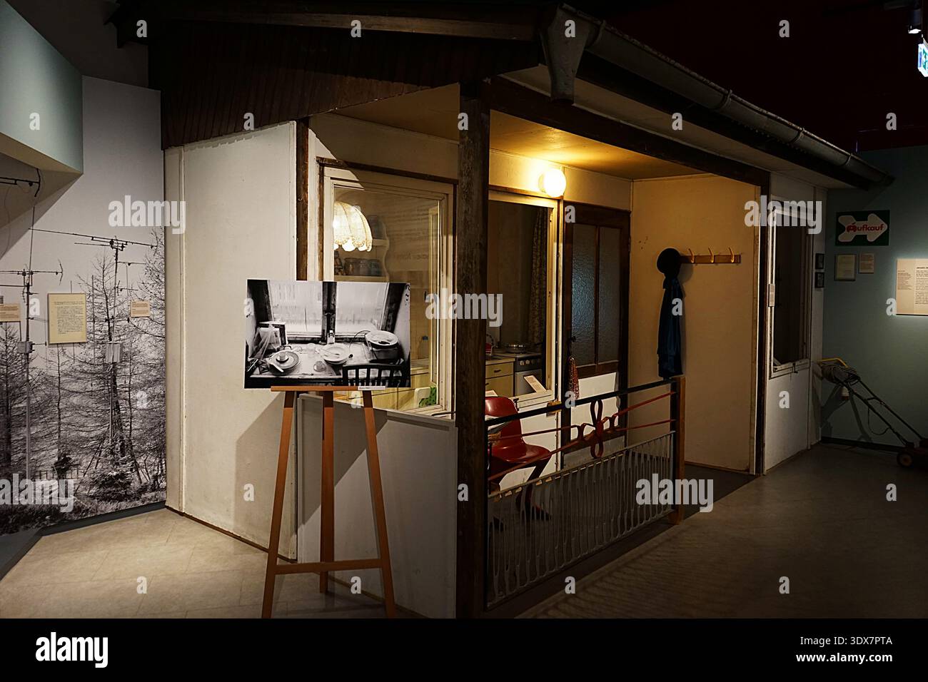 Intérieur et extérieur du Museum in der Kulturbrauerei, Berlin, présentant l'exposition « la vie quotidienne en RDA ». 20 avril 2018. Banque D'Images